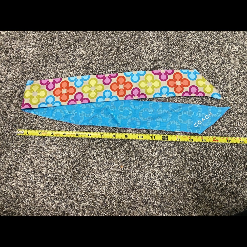 COACH ribbon accessory